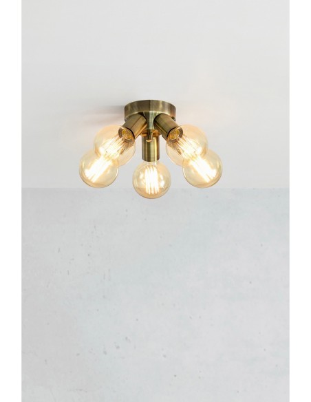 Markslöjd Mazzo – Structure en fer, montage plafond avec support, look rétro-chic