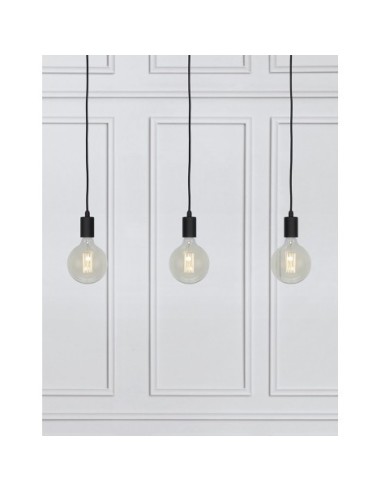 Suspension Led  noire en ligne 3 sources lumineuses Sky - Markslöjd Leluminaireled.com