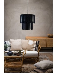 Markslöjd Viento – Suspension Ø42,5 cm en métal noir mat, design carillon moderne 2