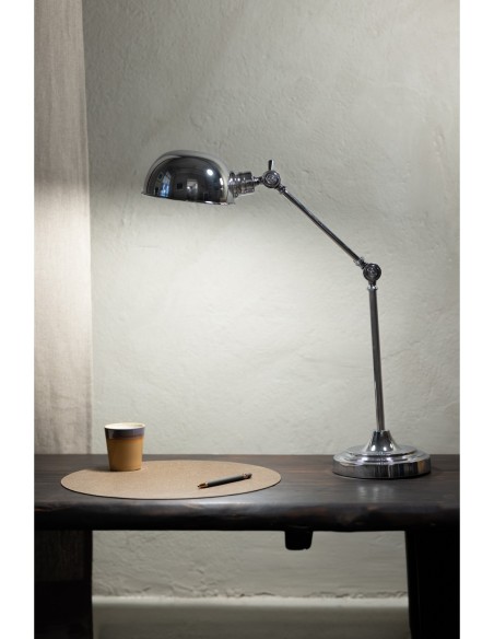 Markslöjd Portland – Tête orientable, bras articulé, câble transparent 2 m avec interrupteur