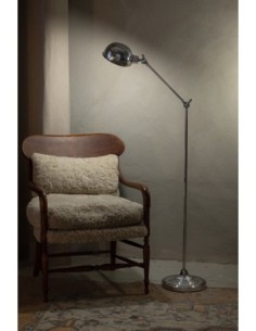 Markslöjd Portland – Lampadaire chromé au design classique, réglable en hauteur jusqu’à 143 cm 2