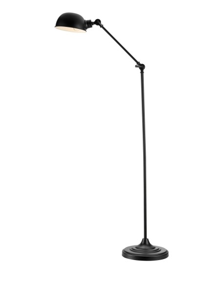 Markslöjd Portland – Lampadaire noir au design classique, hauteur réglable jusqu’à 143 cm