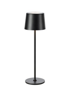 Markslöjd Fiore – Lampe de table rechargeable noire, portable et élégante