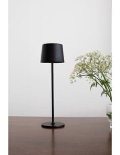Markslöjd Fiore – Lampe de table rechargeable noire, portable et élégante 2