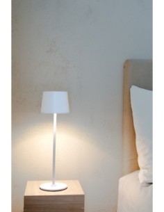 Markslöjd Fiore – Lampe de table rechargeable blanche, nomade et raffinée 2