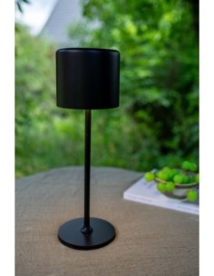 Markslöjd Filo – Lampe de table rechargeable noire mat, design épuré, certifiée IP44 2