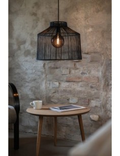 Markslöjd Capanna – Suspension 1xE27 en métal noir mat ajouré, Ø42 cm 2