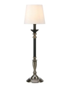 Markslöjd Gent – Lampe de table noire avec pied décoratif en acier