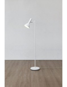 Markslöjd Metro – Lampadaire E27 40W, blanc avec tête orientable et câble transparent 2 m 2