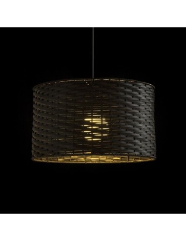 Suspension Led bambou noir Fiatlux - Rendl Light Studio Leluminaireled.com