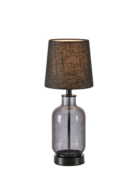 Markslöjd Costero – Lampe de table fumée 43 cm E14 40W, design rustique et moderne