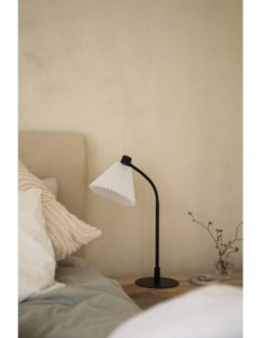 Markslöjd Mira – Lampe de table blanche et noire 59 cm E14 40W, design minimaliste et pliable 2