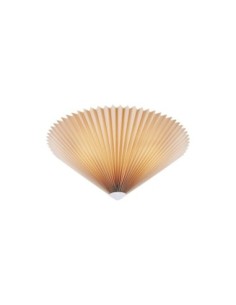 Markslöjd Plisado – Plafonnier beige 50 cm avec abat-jour plissé pour une ambiance chaleureuse