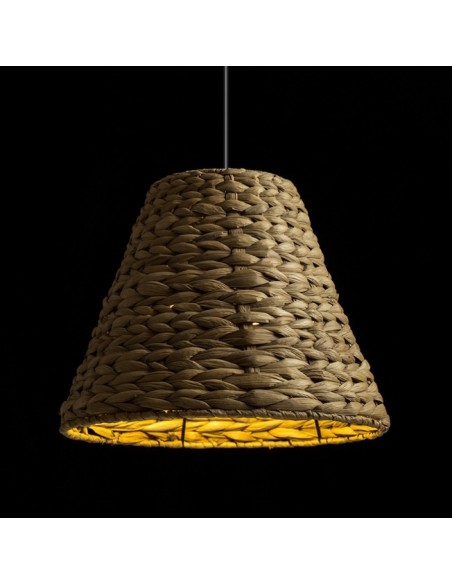Suspension conique raphia tressé Jamaica - Rendl Light Studio Leluminaireled.com