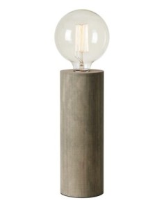 Markslöjd LEGNA – Lampe de table bois gris teinté, hauteur 28 cm, douille E27 jusqu’à 40 W