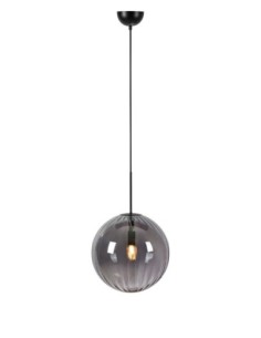 Markslöjd Fengari – Suspension Ø35 cm en verre fumé, design nordique élégant