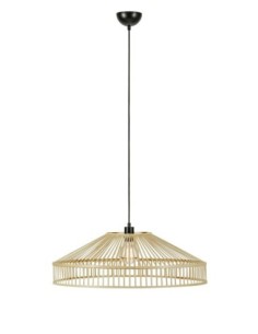 Markslöjd TAPA – Grande suspension ronde en bambou naturel, Ø70 cm, H23 cm