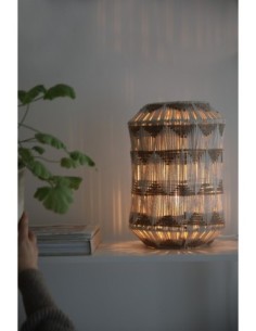 Markslöjd Ano – Lampe de table en jute et coton tissés à la main, H35 cm 2