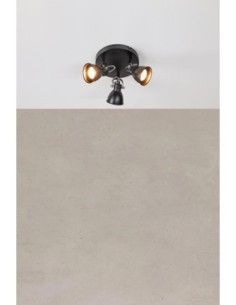 Markslöjd Mion – Plafonnier noir classique avec têtes orientables, 30x18 cm 2