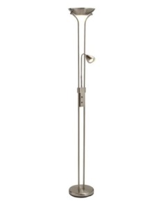 Markslöjd Detroit – Lampadaire en acier avec double éclairage, H180 cm