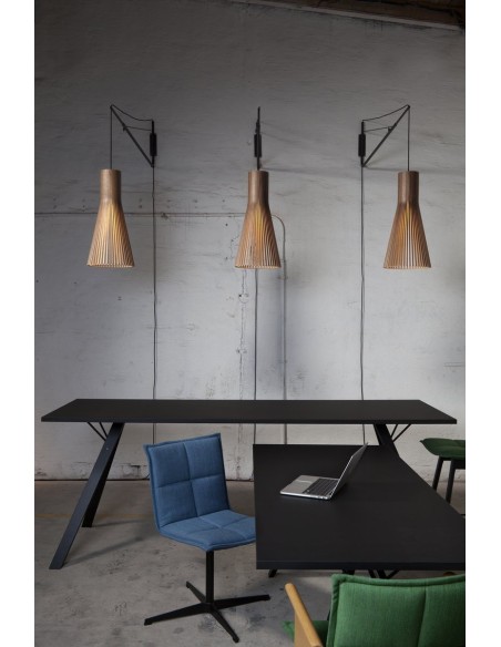 Suspension Led  Puncto classique noyer - Secto Design Leluminaireled.com