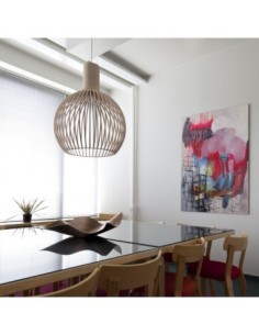 Suspension Led  Octo bouleau - Secto Design Leluminaireled.com 2