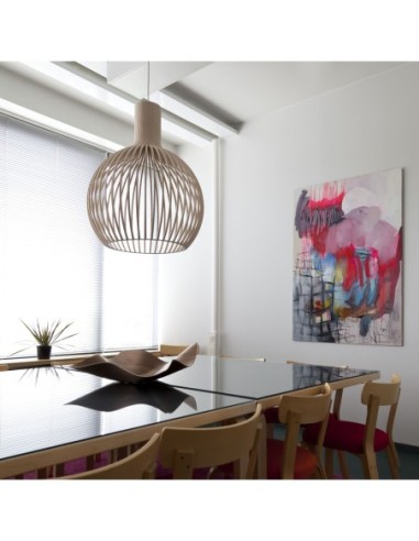 Suspension Led  Octo bouleau - Secto Design Leluminaireled.com