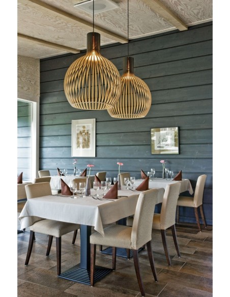 Suspension Led  Octo bouleau - Secto Design Leluminaireled.com