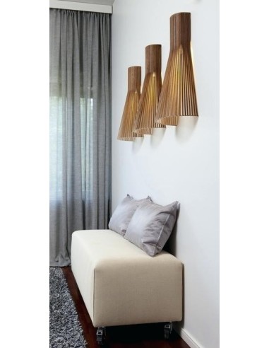 Applique murale Led intérieure noyer - Secto Design Leluminaireled.com