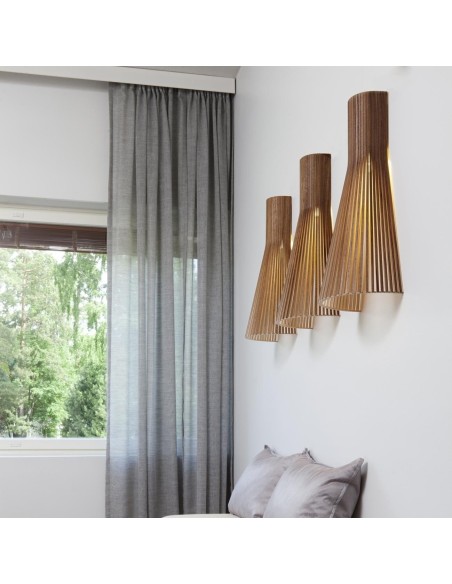 Applique murale Led intérieure noyer - Secto Design Leluminaireled.com