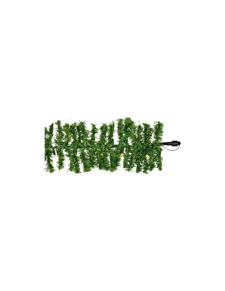 Guirlande LED E10, 100 lumières, 9,2W, IP44, vert et blanc chaud – Markslöjd – Chrissline Garland Spruce Rice Original