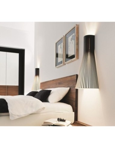 Applique murale Led intérieure Puncto noire - Secto Design Leluminaireled.com