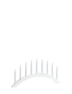 Bougeoir 9xE10, 3W max, 26V, MDF blanc, IP20 intérieur – Markslöjd – Atle