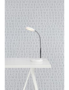 Markslöjd Flex – Lampe de table blanche au design épuré avec bras flexible chromé 2