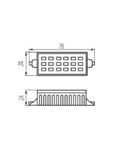 Ampoule Led R7S  Rango Mini 6W blanc neutre - Kanlux Leluminaireled.com 2