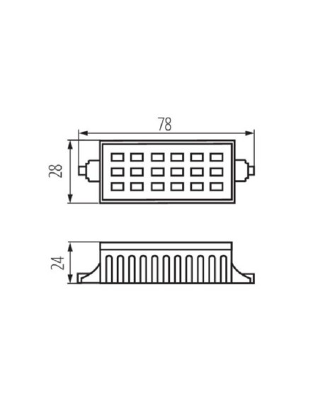 Ampoule Led R7S  Rango Mini 6W blanc neutre - Kanlux Leluminaireled.com