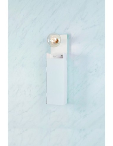 Markslöjd Combo – Lampe murale design avec rangement à clés, dimmable, câble textile 2 m, IP20