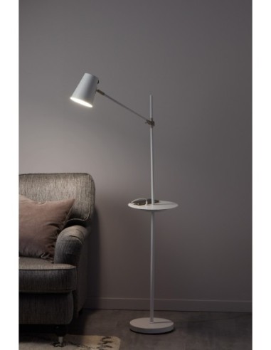 Markslöjd Linear – Port USB + tablette intégrée, câble transparent 200 cm, Classe II, IP20