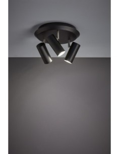 Markslöjd Barcelona – Plafonnier 3 spots, GU10, max 12W, IP20, finition noire 2