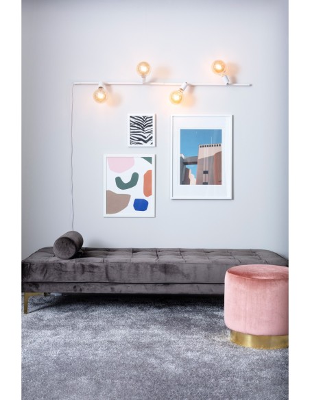 Markslöjd Expand – Rail lumineux modulable, 2 douilles E27 orientables, câble de démarrage en option