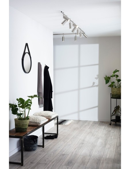 Markslöjd Expand – Rail avec 2 spots orientables GU10, métal acier, design industriel discret