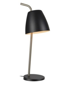 Markslöjd Spin – Lampe de table noire au design scandinave, 1xE27, signée Tom Stepp
