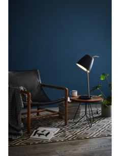 Markslöjd Spin – Lampe de table noire au design scandinave, 1xE27, signée Tom Stepp 2