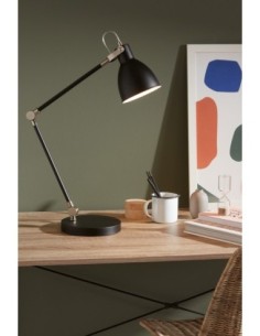 Markslöjd House – Lampe de bureau noire en métal, bras articulé, style moderne 2