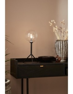 Lampe de table G9, max. 20W, IP20, noir et verre transparent – ​​Markslöjd – Andrew 2