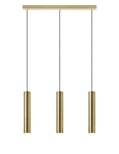 Ruben Markslöjd – Plafonnier 3 cylindres en laiton brossé, éclairage GU10