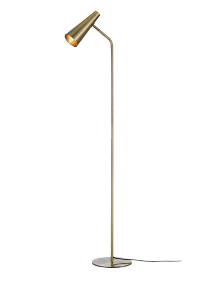 Peak Markslöjd – Lampadaire orientable en laiton antique, douille E14