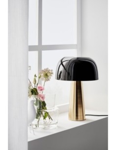 Markslöjd Blanca – Lampe de table en métal bronze et noir, E14 avec interrupteur 2