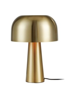 Markslöjd Blanca – Lampe de table en métal bronze avec interrupteur, E14
