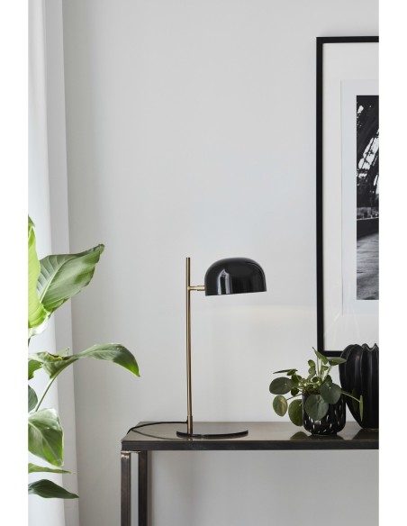 Lampe design E14 compacte pour bureau ou chambre, éclairage ciblé avec interrupteur sur câble